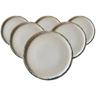 Ritzenhoff & Breker Pizzateller Alfonso ø 30 cm beige 6er Set