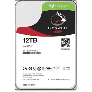 Festplatte Seagate IronWolf ST12000VN0008 12TB 3.5 Zoll SATA 6 Gbit/s NAS CMR
