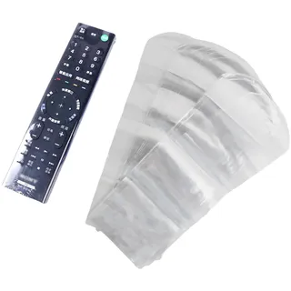 20 Stück Fernbedienungssteuerung Schrumpffilm, Transparent Wärmeschrinkbeutel für Fernbedienung, Fernsehbedienung Deckt Klare Beutel, Staubdes und Wasserdichte PVC -Schutzabdeckung