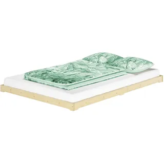 Erst-Holz Niedrigbett 200 x 200 cm Braun