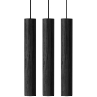 UMAGE - Chimes Cluster 3 LED-Pendelleuchte, Ø 3 x 22 cm, schwarz