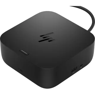 HP USB-C 100W G6 Dock (USB-C), Dockingstation + USB Hub, Schwarz