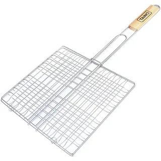 TAINO Grillkorb 24,5 cm Edelstahl silber