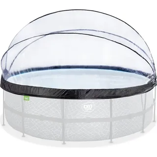 EXIT Poolabdeckung ø450cm - universell - Transparent