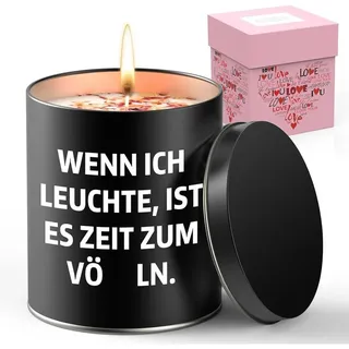 Duftkerze 9oz Holziger Duft Geschenk für Ihn Valentinstag Geburtstag Jahrestag Weihnachten