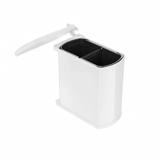 HAILO Einbaumülleimer 16 l Weiß