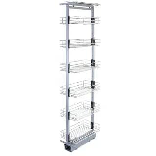 MONSTER SHOP KuKoo ausziehbarer Vorratsschrank Küche – 190-220cm H