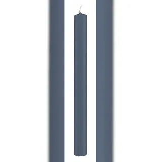 Kopschitz Kerzen Stabkerzen Pacific Blau Grau 25 x 3 cm 12 St.