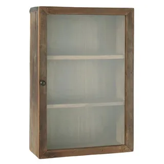 Ib Laursen Wandhängeschrank Ib Laursen - Wandschrank Hängeschrank Wandregal Holz Glastür 60x40cm