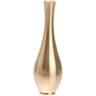 Kleiner Kupfervase Retro mit Buddha Ornamenten für Blumenarrangements | 1 Stück, Goldfarbene Kupferausführung, Heim und Hoteldesign, für Frische Sträuße und Stilvolle Dekoration