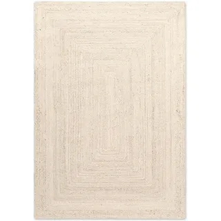 HANSE HOME Juno Juteteppich 200 x 300 cm Reinweiß