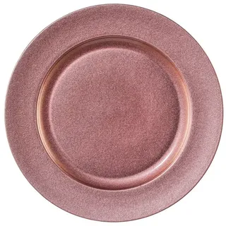 creativ home SHINING Platzteller 25 cm Rosa