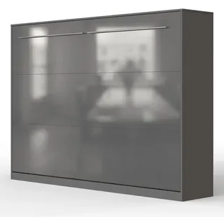 SMARTBett Schrankbett Standard 90x200 120x200 140x200 160x200, 41 FARBKOMBINATIONEN horizontal/quer oder vertikal/hochkant klappbar
