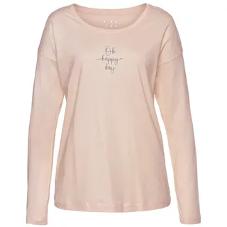 vivance dreams by lascana Pyjamaoberteil unifarben apricot 32/34