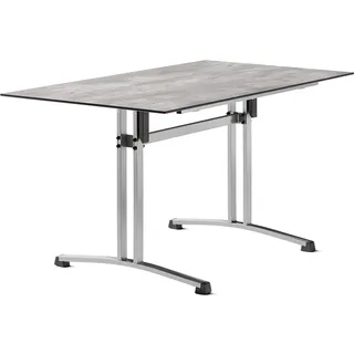 Sieger Gastro-Tisch Klapptisch 140 x 80 x 73 cm Grau