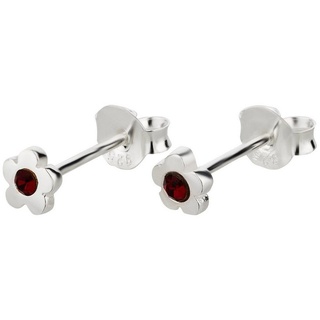 schmuck23 Paar Ohrstecker Kinder Ohrringe Blume 925 Silber, Mädchen, Damen, echt, Sterling Silber silberfarben