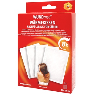 WUNDmed® Wärmekissen Nachfüllpackung für Wärmegürtel (4 Pads)