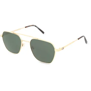 Tommy Hilfiger TH 2192/S Herren-Sonnenbrille Vollrand Eckig Edelstahl-Gestell, gold