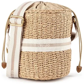 Liu•Jo Summer Bucket Handtasche Papier Beige/White