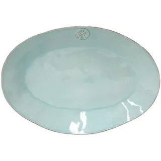 Costa Nova türkis Platte oval, 40 cm,