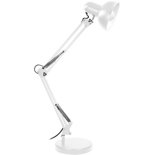 Tischlampe DEON E27 weiß ORNO Beleuchtung Dekorative Lampe