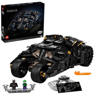 LEGO 76240 DC Batman Batmobile Tumbler, Modellauto zum Bauen, großes Set für Erwachsene mit Batman und Joker-Figuren, Sammlermodell zum Ausstelle...