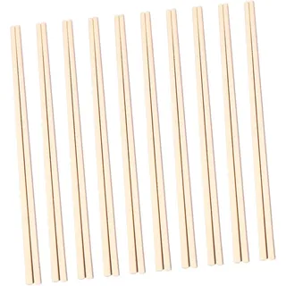 Colcolo 20x Essstäbchen, Essstäbchen im chinesischen Stil, rutschfeste Essstäbchen, 10,6 Zoll, Essstäbchen zum Kochen von Lebensmitteln, Japanische, Weiß