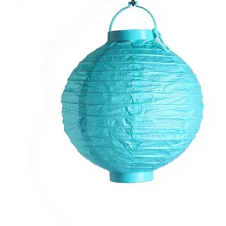 MARELIDA LED Lampion LED Lampion kaltweiße LED D: 30cm Kugel Laterne Partylampion türkis, kaltweiss (5300K bis 6000K) blau
