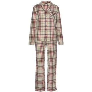 H.I.S. Pyjama kariert Gelb 32