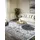 blau creme blau B 120cm H 11mm L 170cm Polypropylen Teppiche Läufer Orient Wohnzimmer Schlafzimmer Klassisch Weich