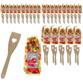 50x 2tlg Geschenkset - Von Herzen/Kunden- und Mitarbeitergeschenk/Gastgeschenk