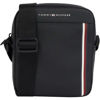 Tommy Hilfiger Herren Umhängetasche Reporter Klein, Mehrfarbig (Black), Einheitsgröße - Einheitsgröße