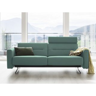 2,5-Sitzer STRESSLESS "Stella" Sofas Gr. B/H/T: 215 cm x 78 cm x 93 cm, Leder PALOMA, Armlehnen S2-mit Relaxfunktion, grün (aqua green paloma) 2-Sitzer Sofas