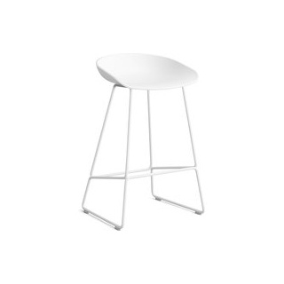 Barhocker About A Stool AAS38 White powder coated steel white 2.0 75 cm H
