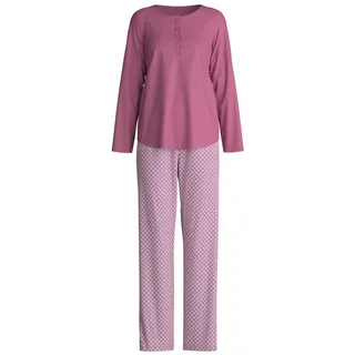 CALIDA Pyjama Cotton Special Damen (2 tlg) weich, atmungsaktiv, elastisch lila S (40/42)