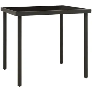 vidaXL Garten-Esstisch 80 x 80 x 72 cm Anthrazit