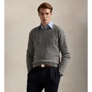 Polo Ralph Lauren für Herren. 710876762012 Grauer Pullover aus Wolle und Kaschmir (M), Lässig, Klassisch