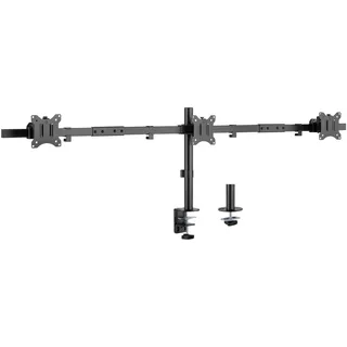 InLine Tischhalterung für 3x LCD-/LED-Display bis 81 cm Schwarz