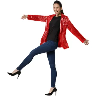 Tectake tectake® Pailletten-Jackett Damen