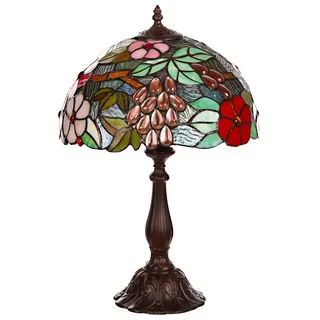 BIRENDY Stehlampe Birendy 12 Zoll Tischlampe Tiffany Libelle groß Motiv Lampe