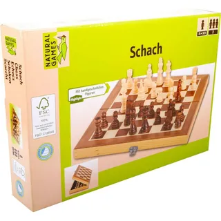Vedes Classic Games Schachkassette dunkel 29x29 cm