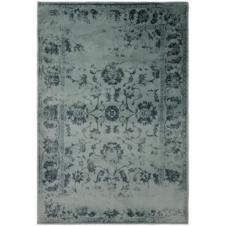 benuta Vintage-Teppich, Türkis, Kunststoff, Vintage, Rechteckig, 300x400 cm, Oeko-Tex® Standard 100, für Fußbodenheizung geeignet, in verschiedenen Größen erhältlich, pflegeleicht, Teppiche & Böden, Teppiche, Vintage-Teppiche