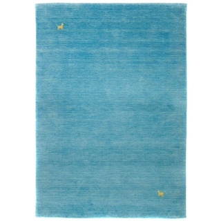 Morgenland Gabbeh Teppich - Indus - Asteria - blau - 200 x 140 cm - rechteckig