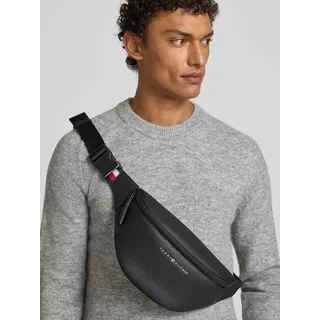 Bauchtasche mit Strukturmuster, Black, 1