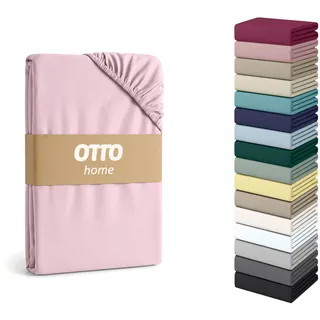 OTTO home Spannbettlaken Jersey 70 x 140 cm rosa 2 St.