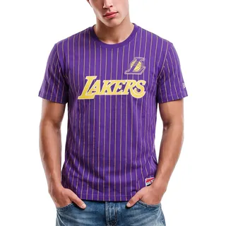 New Era NBA L.A. Lakers T-Shirt Herren Shirt Lila - L