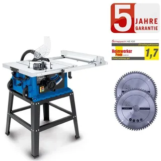 SCHEPPACH HS105 2000 W 230 V inkl. Untergestell, 2.Sägeblatt