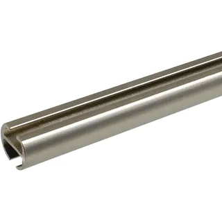 LIEDECO Vorhangstange Innenlaufprofil 1-läufig Ø 16 mm 160 cm Silber