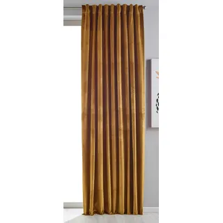 Gardinenbox Milano Vorhang Kräuselband 135 x 235 cm Senf 1 Stück