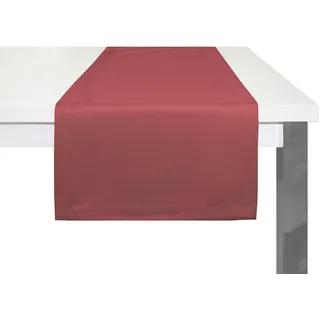 ADAM Audio adam Uni Collection Tischläufer, Bio Baumwolle, Dunkelrot, 50 x 150 cm